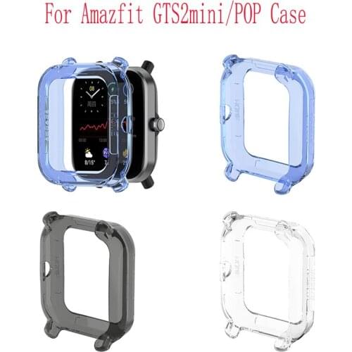 Smart Watch Anti-dust Case Waterproof Protector Cover Soft Shockproof Protective Shell Compatible With Amazfit-GTS2mini/POP