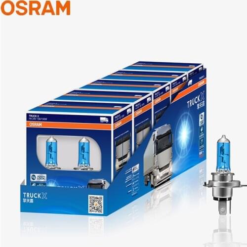 OSRAM H7 H4 H3 H1 24V Truck X Headlights High-Power 100W/130W 4000K Brightening And Whitening Halogen Lamp (2 Pcs)