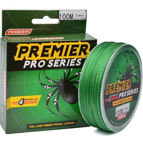 4 Strands 100M Super Strong Braided Wire Fishing Line 6-100LB 0.4-10.0 PE Material Multifilament Carp Fishing For Fish Rope Cord