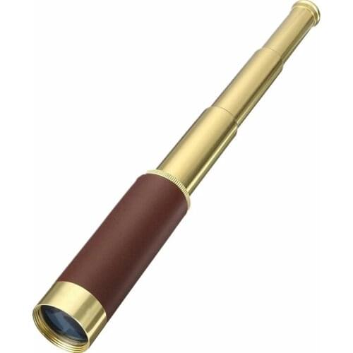 Monocular Telescope 25x30 Pirate Binoculars Optics Spyglass Nautical Brass Maritime Outdoor Camping Genuine Wholesales