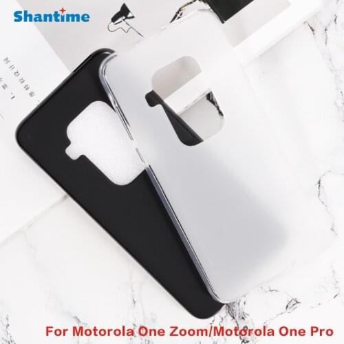 For Motorola One Zoom Gel Pudding Silicone Phone Protective Back Shell For Motorola One Pro Soft TPU Case