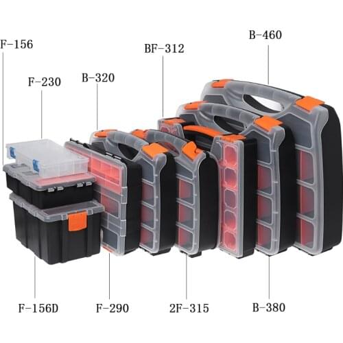 Hardware Box Transparent Multifunctional Storage Tool Case Plastic Organizer