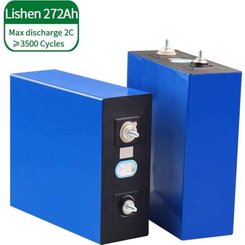 3.2v Lishen 272Ah Grade A Prismatic Lithium Iron Lifepo4 272Ah 280Ah Battery Cell