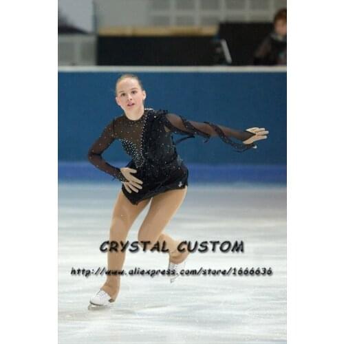 Professional Custom Ice Skating Dresses For Kids Graceful New Brand Competition Figure Skating Dress Custom DR3987