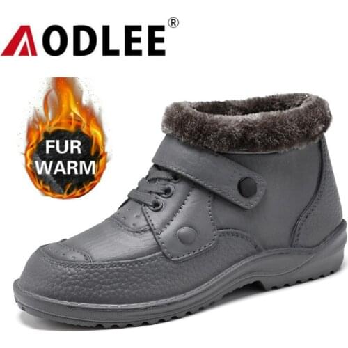 Plus Size 49 Plush Warm Men Boots Winter Shoes Men Snow Boots Waterproof Rain Shoes Outdoor Ankle Fishing Boots Botas Hombre