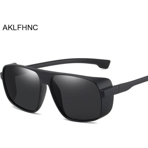 Steampunk Sunglasses Men Women Retro Goggles Square Sun Glasses Male Female Steam Punk Vintage Fashion Eyewear Oculos De Sol