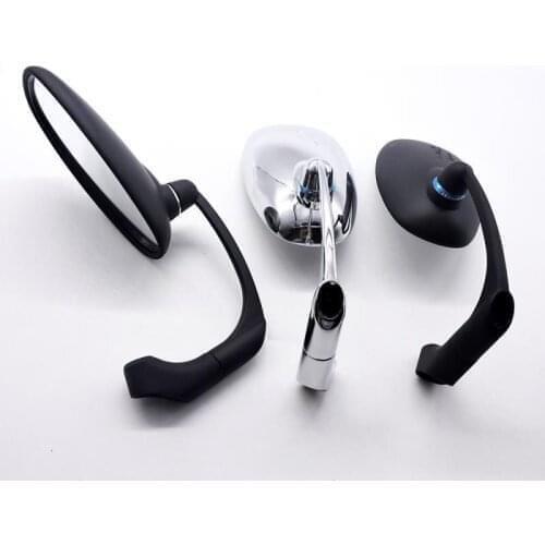 Rear View Mirror Universal Adjustable Rear View Mirrors For Cafe Racer Side Mirrors Black Motorbike Moto Motorcycle Accessories
