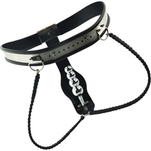 Stainless Steel Female Underwear Anal plug Chastity Belt For Party HOT Virgin lock erotic costumes women