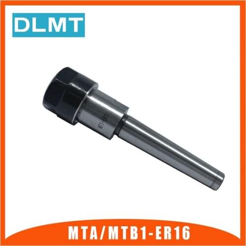 1pcs MTB1 ER16A M6 collet chuck handle Morse Taper Milling Chuck handle MTA1 ER16