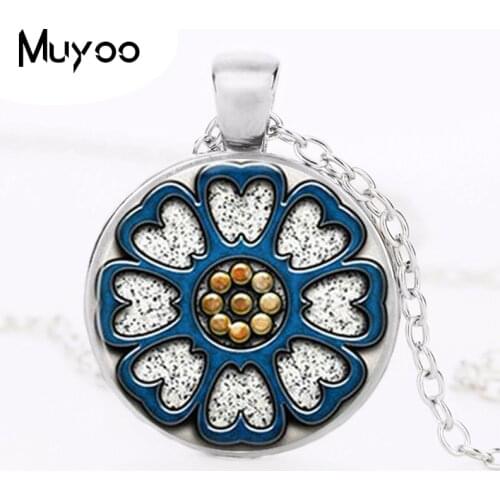 1pcs Pai Sho inspired Avatar the Last Airbender pendant jewelry Glass Cabochon Necklace HZ1