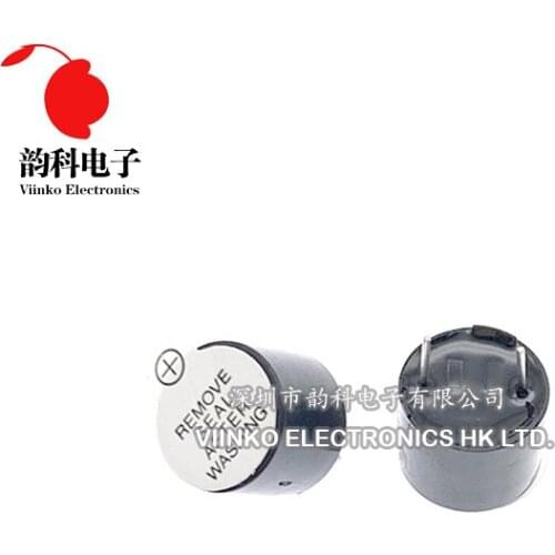 10pcs 12v Active Buzzer Magnetic Long Continous Beep Tone 12*9.5mm Integrated