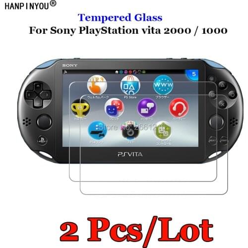 2 Pcs/Lot For Sony PlayStation Psvita PS Vita PSV 2000 1000 Tempered Glass 9H 2.5D Premium Screen Protector Film PSV2000 PSV1000