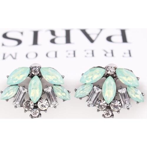 2020 Korean Geometric Round Pendant stud Earrings For Women Simple Candy Color Smooth Resin Acrylic Earring Jewelry female