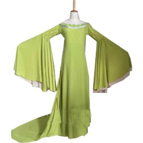 2020 Evenstar Arwen Undomiel Women Gown Long Dress Party Halloween Cosplay Costume