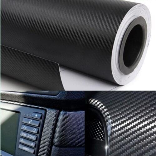 30cmx127cm Carbon Fiber Car Styling Stickers For VW Polo Passat B7 B8 Golf 7 5 6 Mk4 Touran Bora T4 Skoda Octavia A5 A7 2