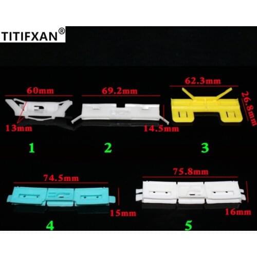 5pcs Car Roof Seal Strip Trim Fastener Clip for Honda Civic Accord CRV