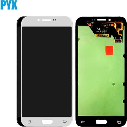 AMOLED For Samsung Galaxy A8 2016 A8100 A810 LCD Display with Touch Screen Digitizer Assembly Black White Gold Free Shiping