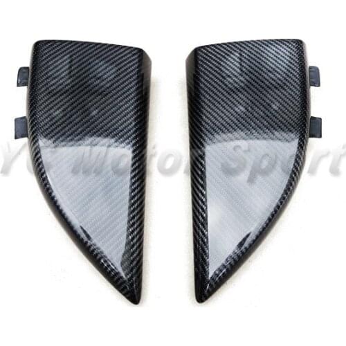 Car Accessories Carbon Fiber OEM Style Rear Bumper Addon 2pcs Fit For 2015-2017 MB C217 S63 Coupe Rear Adoons