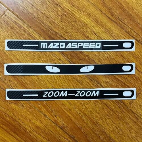 The carbon fiber car stickers of High mounted stop lamp for 2009-2013 MAZDA 6 car decoration