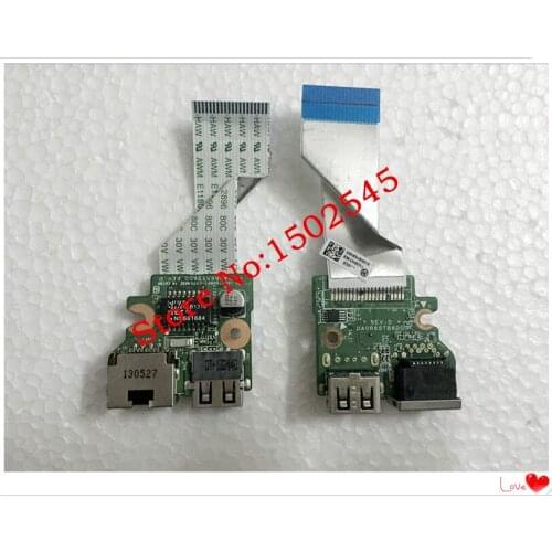 Free shipping original laptop USB board and network board with cable for HP 15-E E063TX E064TX E065TX TPN-Q118 DA0R65TB6D0