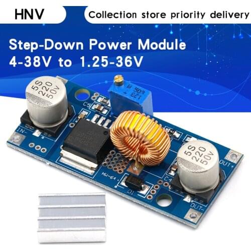 DC-DC Buck Step Down Module LM2596 DC/DC 4.0~40V to 1.25-37V Adjustable Voltage Regulator With LED Voltmeter