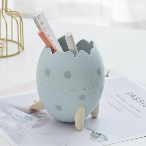 Pen holder creative cute cartoon student stationery storage box desktop large capacity debris storage ornaments