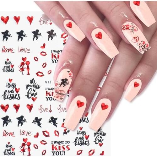 DIY Manicure Manicure Nail Foil Nail Art Sticker Colorful Retro Funny Nail Art Tips Decoration for Girl Sticker 3D Nail Stickers