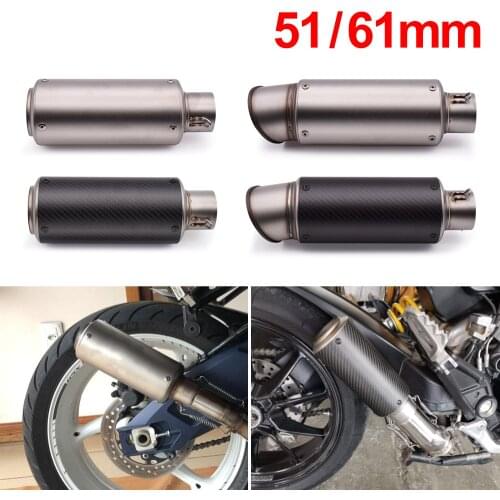 For SUZUKI TL1000 R/S DL650/V-STROM GSR600 GSXR1000 Universal Motorcycle Exhaust Muffler Escape Moto Exhaust And DB killer