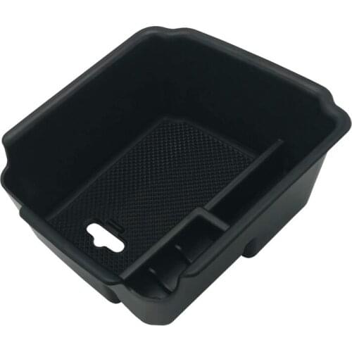 For Tiguan 2018 2019 2020 2021 Car Center Console Tray Organizer Insert ABS Armrest Box Secondary Storage Accessories