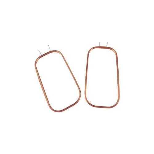 2pcs customized size Pure cupper 134.2khz LF rfid antenna module line square rectangle Round circle rfid antenna read write