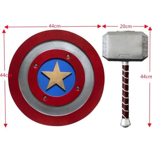 Mjolnir Cosplay Costume Accessory Hammer Super hero Endgame Weapon Carnival Party Props Halloween