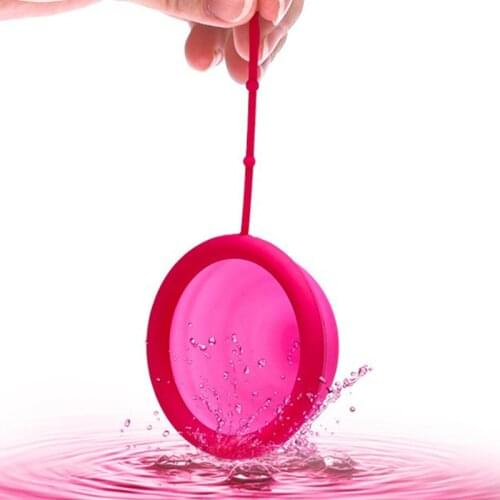 Reusable Disc Flat-fit Design Menstrual Cup with Extra-Thin Sterilizing Soft Silicone Menstrual Disk Tampon/ Pad Alternative