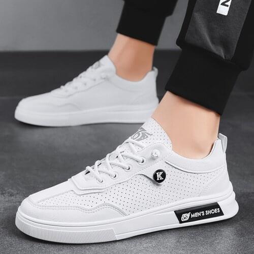 Mens shoes 2021 summer new breathable sports casual shoes running shoes travel shoes lovers white shoes