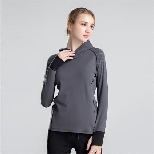 Mens Hoodie Running Jackets Couple Hooded Hiking Coat Fitness Sportswear Night Reflective Outdoor Jogging Lady Gym Sports Coats