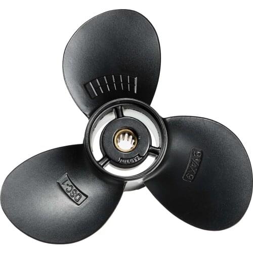 Marine Propeller Boat Outboard Propeller Aluminum Alloy 10 Spline Tooth Fit For Suzuki 8-20HP 58100-93723-019 9 1/4 x 9