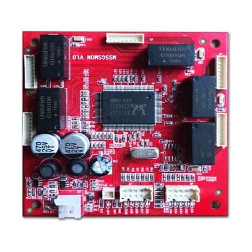 10/100/1000Mbps Industrial switch module OEM/ODM Mini size 78*78mm Gigabit Unmanaged 5 rj45 ports industrial switch module