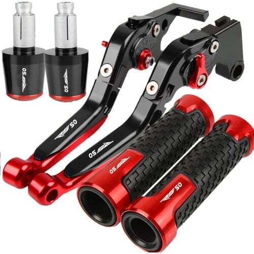 For APRILIA RS50 1999-2005 Clutch CNC Aluminum Brake Clutch Lever Handlebar Handle Grips Ends RS-50 2004 2003 2002 2001 00 RS 50
