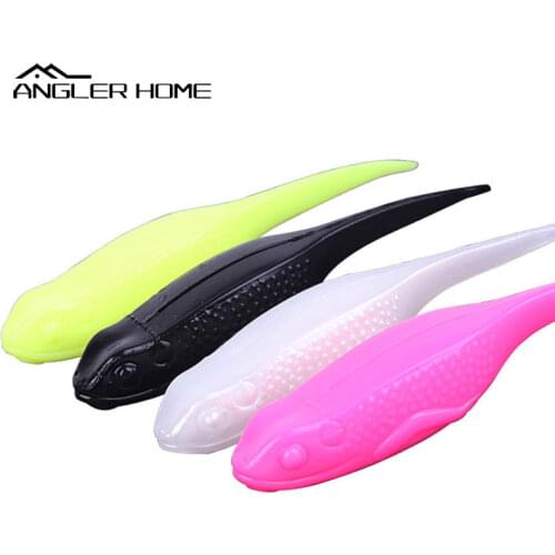 Angler Home Tadpole Frog Fishing Lure 12g 14g Soft Silicone Bait with Crank Hook 4 Colors Sinking or Floating Lure Available