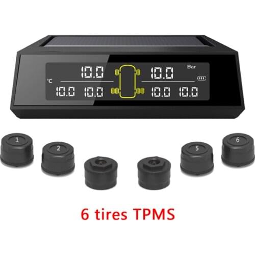 Truck tire pressure monitoring system 6 tire pressure monitors can monitor up to 8BAR