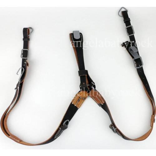 WWII WW2 German Solider Army Y Straps Leather Equipment Suspenders Load Bearing High Quality Reproduction