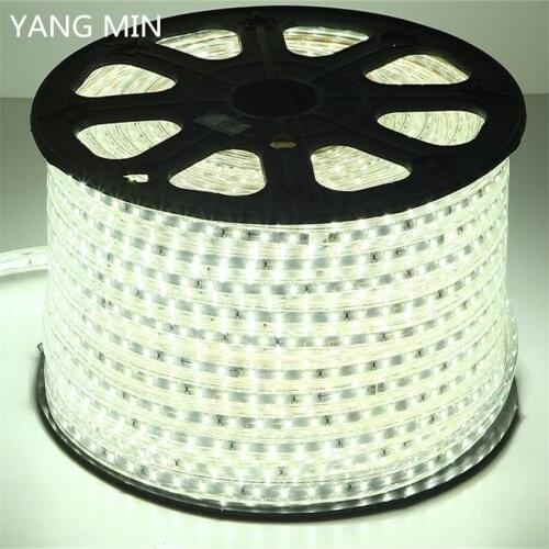 YANG MIN Free Shipping HOT! High voltage 110V, 220V,SMD2835 led strip 120leds/m 50m per roll