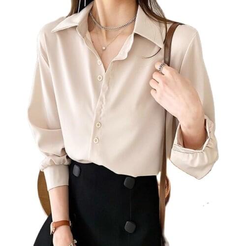 Women Spring Summer Style Blouses Shirts Lady Casual Long Sleeve Turn-down Collar Blusas Tops DD9166