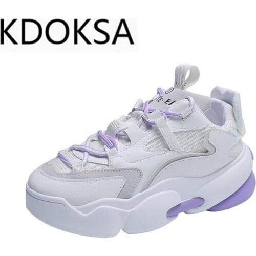 Vulcanized shoes old shoes womens shoes tide spring and autumn 2021 new hot net red wild thick-soled white shoes womens sports