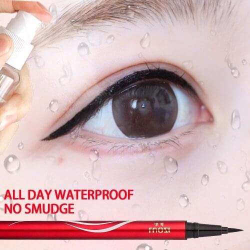 Liquid EyeLiner Intense Black All Day Waterproof&Smudgeproof Makeup Beauty matte Liquid Brown eye pencil stamp Quick Drying S