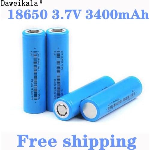 100% brand new original 18650 5c3400 3000 2600 2000 1500mah battery 3.6V discharge 20A special rechargeable power battery