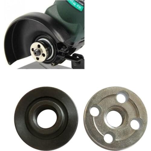 2pc/set Angle Grinder Flange nut disc Inner Outer Lock cutting Power tool replacement part for aperture 16mm-20mm circular saw