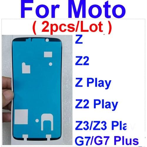2pcs LCD Screen Waterproof Adhesive Glue Sticker For Moto Z Z2 Play XT1650-05 XT1789-05 XT1635-03 XT1710 Z3 Z3 Play XT1929-5
