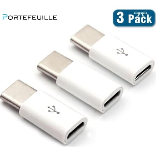 3PCS Micro USB Adapter To USB Type c For Xiaomi Redmi Note 9 Samsung Huawei P20 Lite Honor10 Mate 20 Pro Adaptador OTG Converter