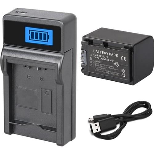 Battery Pack + Charger for Sony Handycam HDR-CX210, HDR-CX220, HDR-CX230, HDR-CX250, HDR-CX260V, HDR-CX270V, HDR-CX280,HDR-CX290