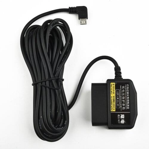 Auto Car Adapter Cable Micro USB Charger 16Pin OBD2 Port DIY Male Plug Connector